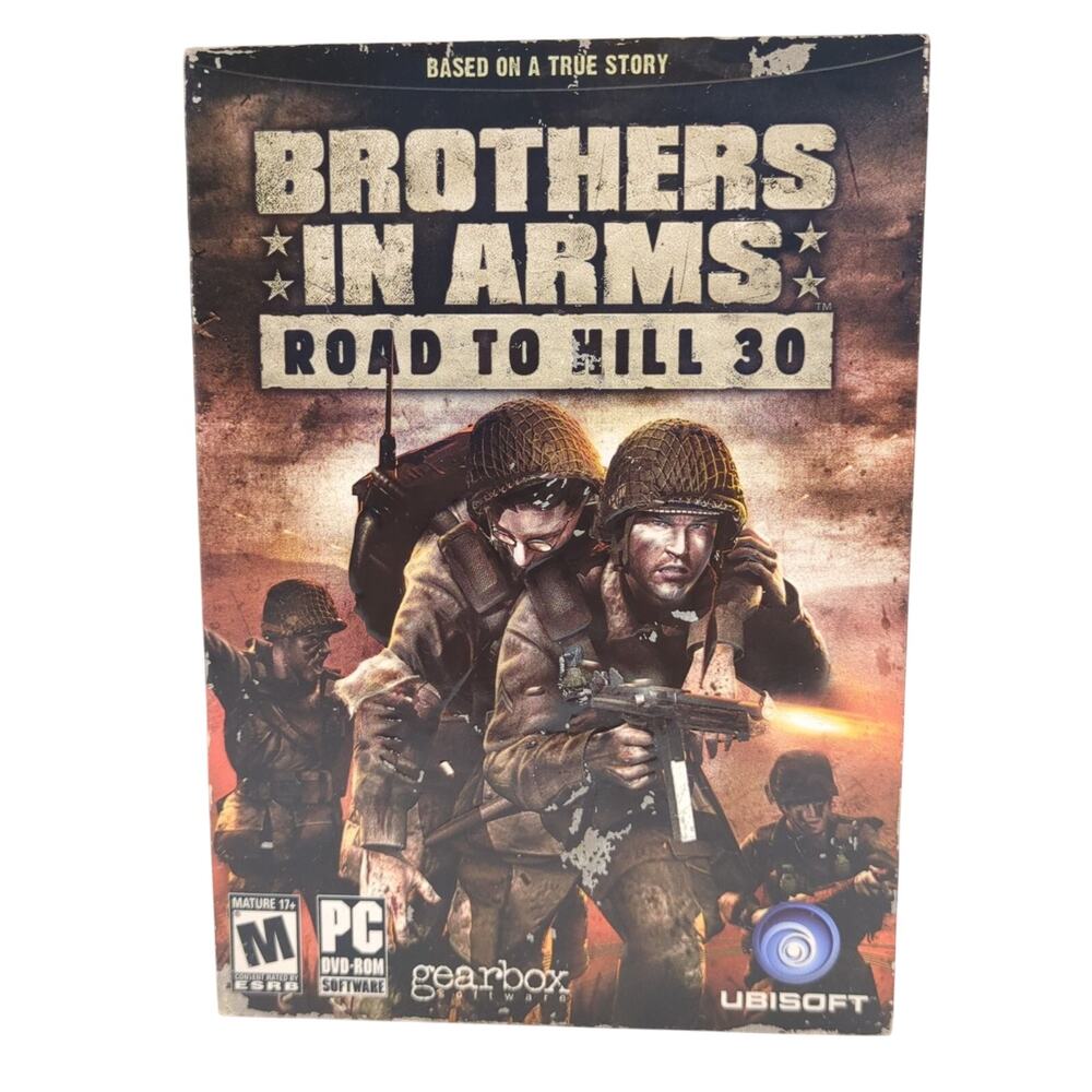 Brothers In Arms Road to Hill 30 PC Video Game WWII FPS Strategy Multiplayer
